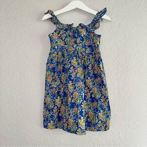 Charlie & Me floral dress size 4 years in blue/yellow
